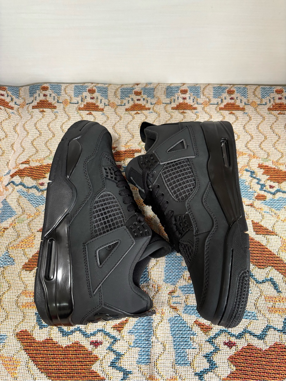 Jordan 4 Retro Black Cat (2025 Version) - Men’s Athletic Shoes Sneakers - Picture 5 of 8